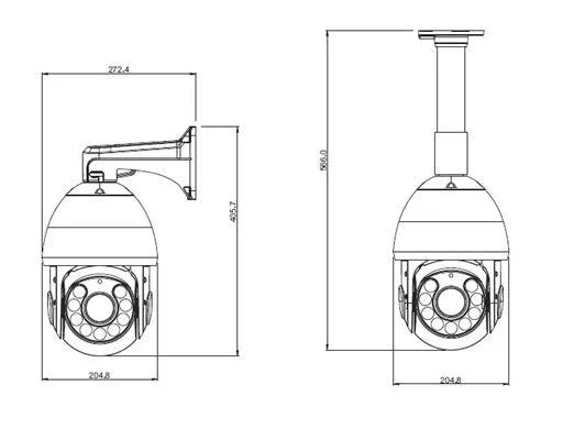 Uranium ANP-SP4009X20 - Dome IP kamera