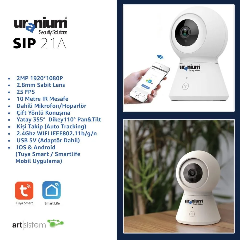 Uranium SIP-21A - Cube IP kamera