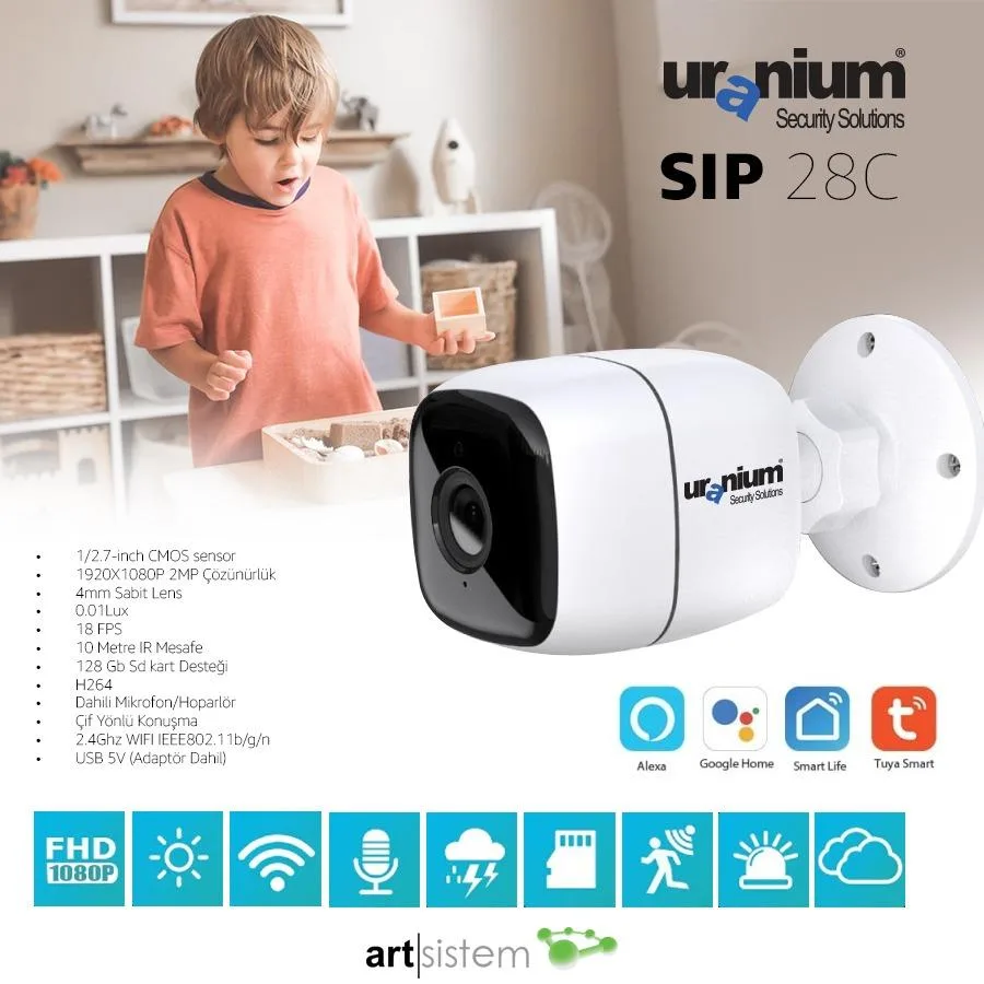 Uranium SIP-28C - Cube IP kamera