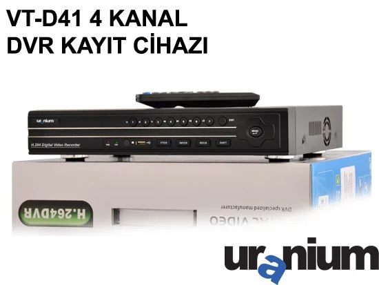 Uranium VT-D41 - DVR kayıt cihazı
