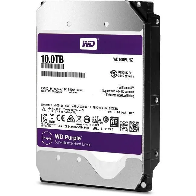 WD WD100PURZ - Güvenlik amaçlı HDD
