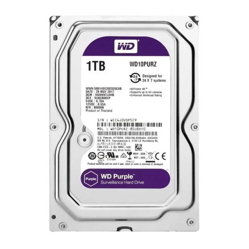 WD WD10PURZ - Güvenlik amaçlı HDD